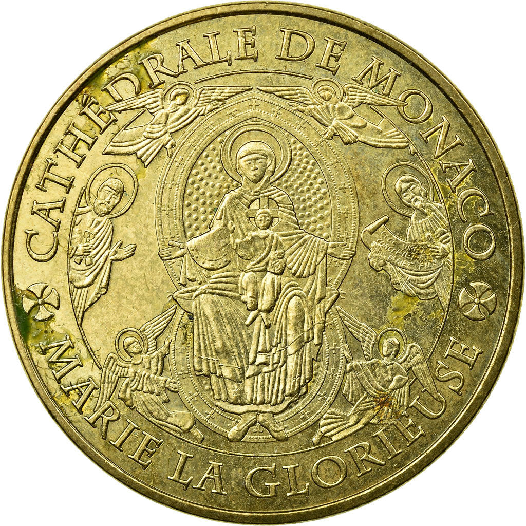 Francia, Token, Touristic token, 98/ Cathédrale de Monaco - Marie La Glorieuse