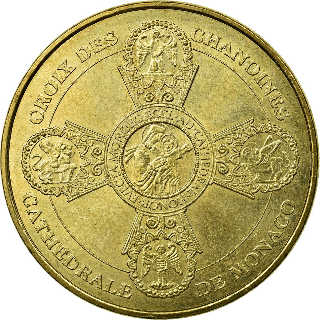 Francia, Token, Touristic token, 98/ Cathédrale de Monaco - Marie La Glorieuse