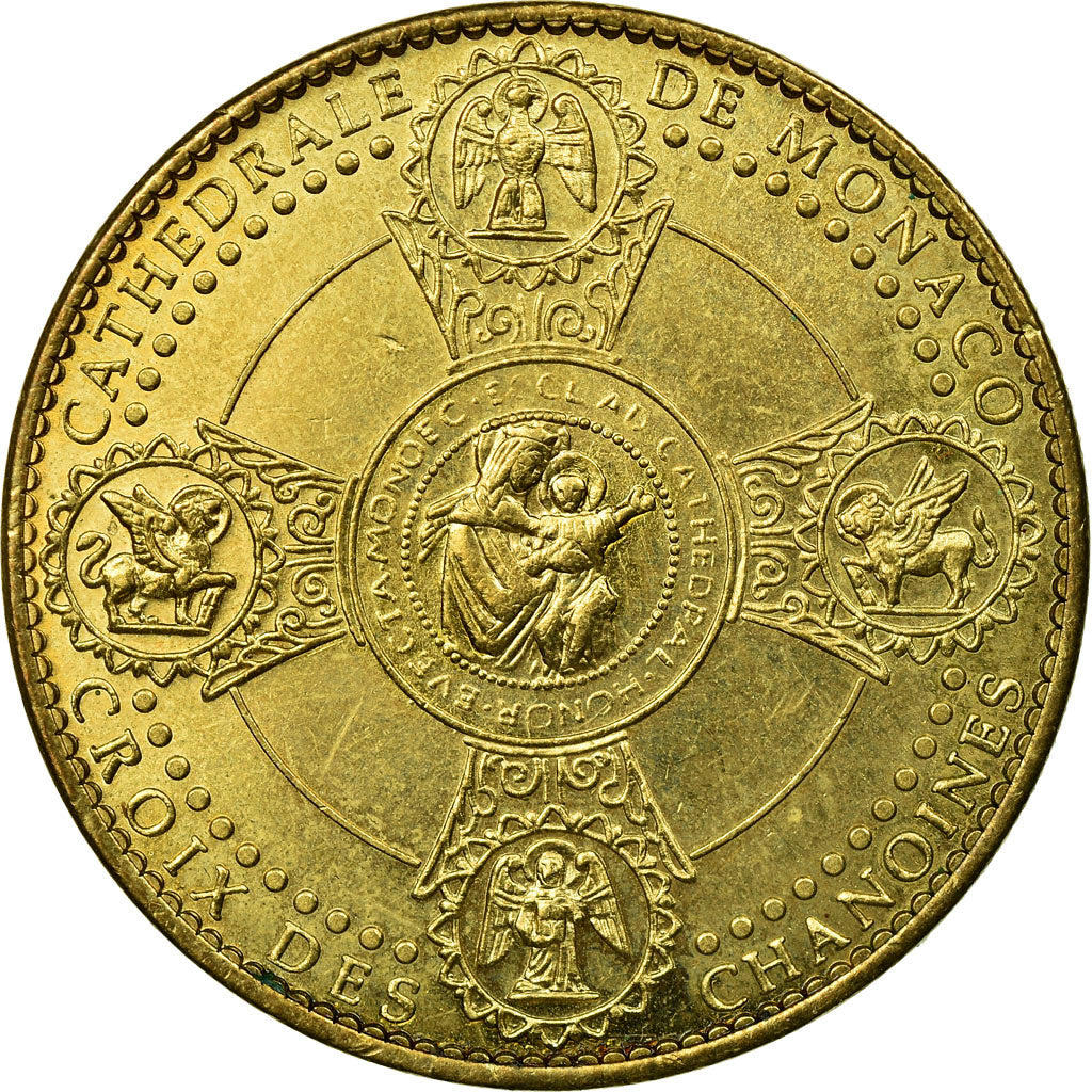 Frankreich, Token, Touristic token, 98/ Cathédrale de Monaco - Marie La