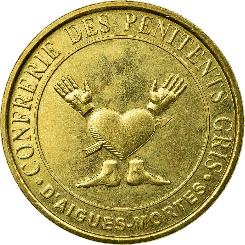 France, Token, Touristic token, Aigues-Mortes - Confrérie des pénitents gris