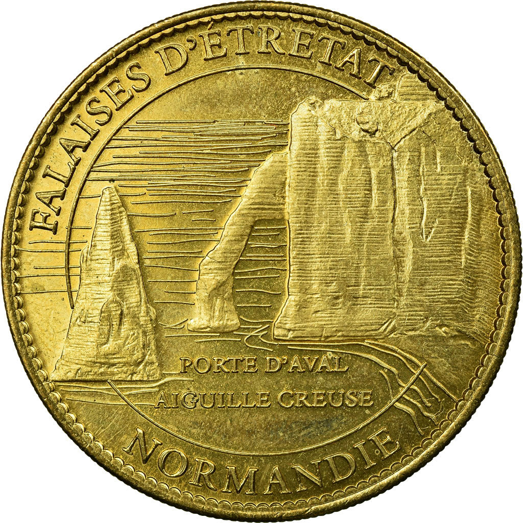 France, Token, Touristic token, Etretat -  Les Falaises, 2008, Arthus Bertrand