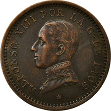 Coin, Spain, Alfonso XIII, 2 Centimos, 1912, Madrid, EF(40-45), Copper, KM:732