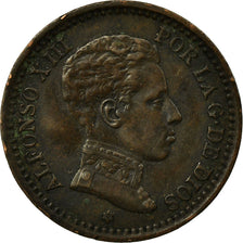 Coin, Spain, Alfonso XIII, 2 Centimos, 1905, Madrid, VF(30-35), Copper, KM:722