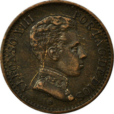 Coin, Spain, Alfonso XIII, Centimo, 1906, Madrid, VF(20-25), Bronze, KM:726
