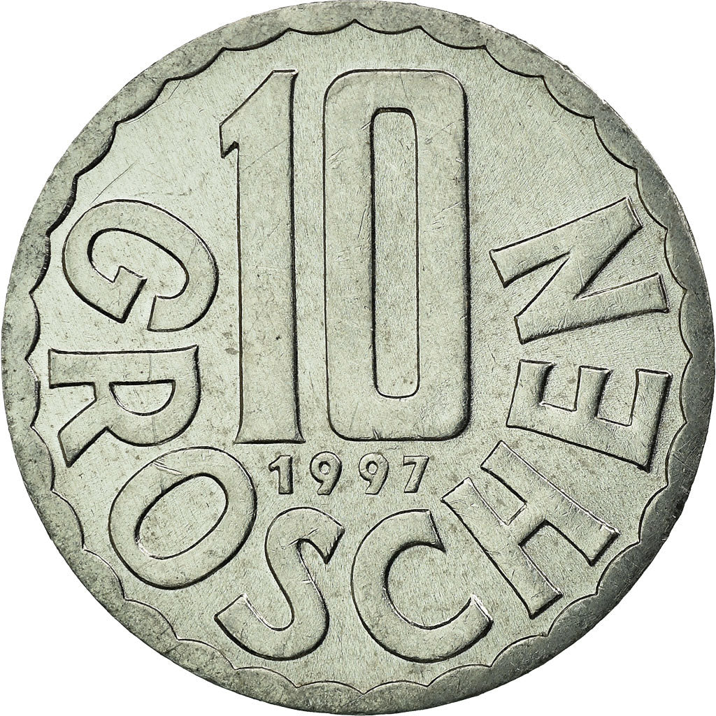 Monnaie, Autriche, 10 Groschen, 1997, Vienna, TTB, Aluminium, KM:2878
