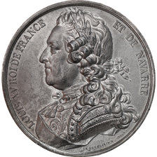 Francia, medalla, Les rois de France, Louis XV, History, Caqué, EBC, Hojalata