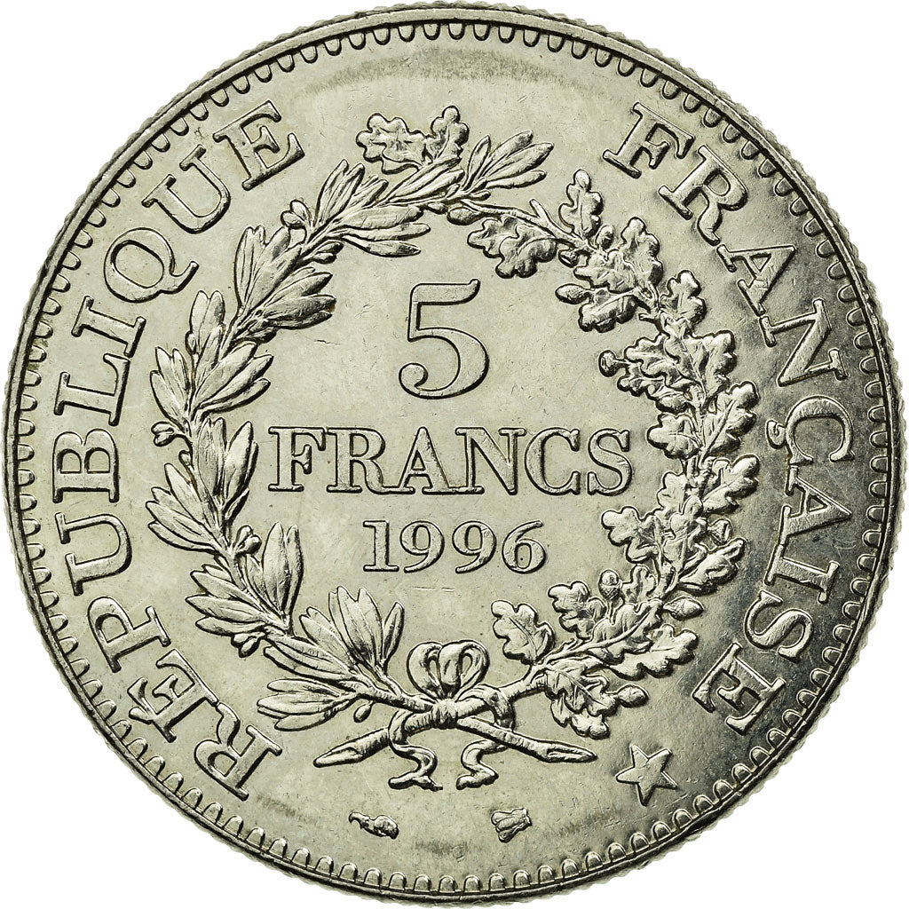 Monnaie, France, Hercule, 5 Francs, 1996, Paris, TTB, Nickel, KM:1155