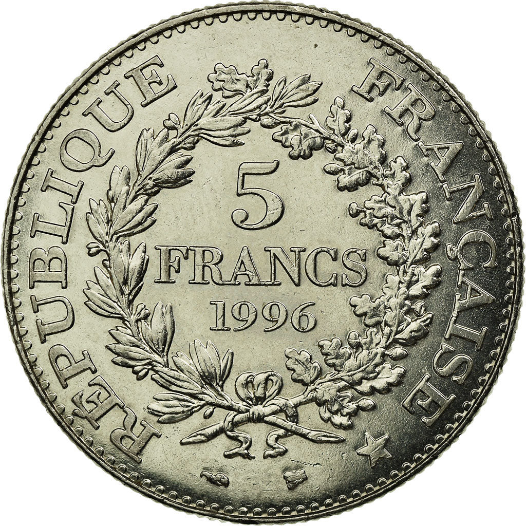 Monnaie, France, Hercule, 5 Francs, 1996, Paris, TTB, Nickel, KM:1155