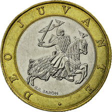Coin, Monaco, Rainier III, 10 Francs, 1989, EF(40-45), Bi-Metallic, KM:163