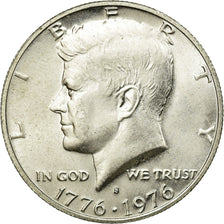 Coin, United States, Kennedy Half Dollar, Half Dollar, 1976, U.S. Mint, San