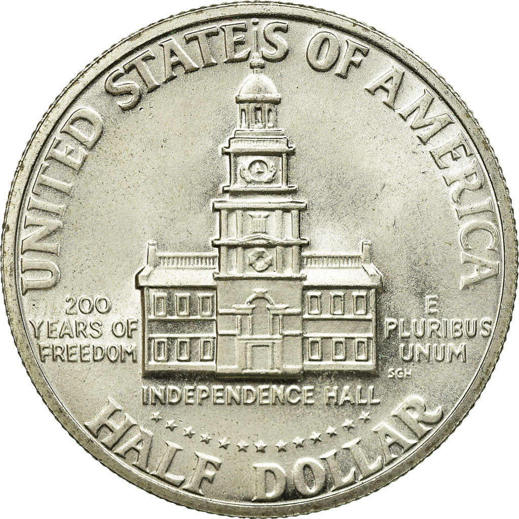 Coin, United States, Kennedy Half Dollar, Half Dollar, 1976, U.S. Mint, San