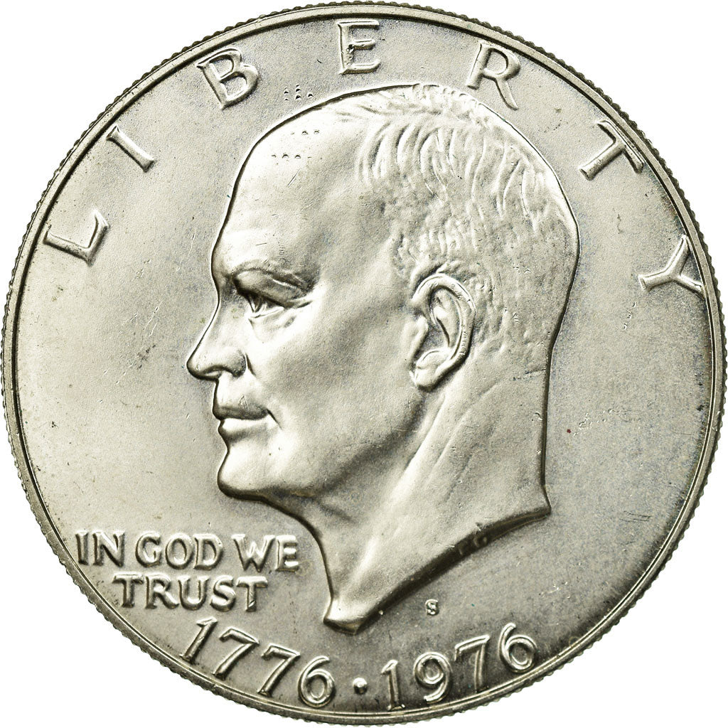Coin, United States, Eisenhower Dollar, Dollar, 1976, U.S. Mint, San Francisco