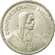 Coin, Switzerland, 5 Francs, 1954, Bern, EF(40-45), Silver, KM:40