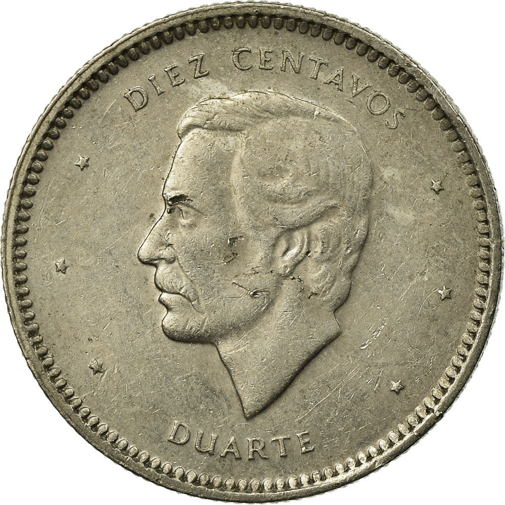 Coin, Dominican Republic, 10 Centavos, 1986, Dominican Republic Mint, VF(30-35)