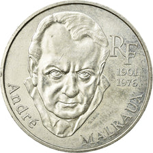 Moneta, Francia, André Malraux, 100 Francs, 1997, BB, Argento, KM:1188