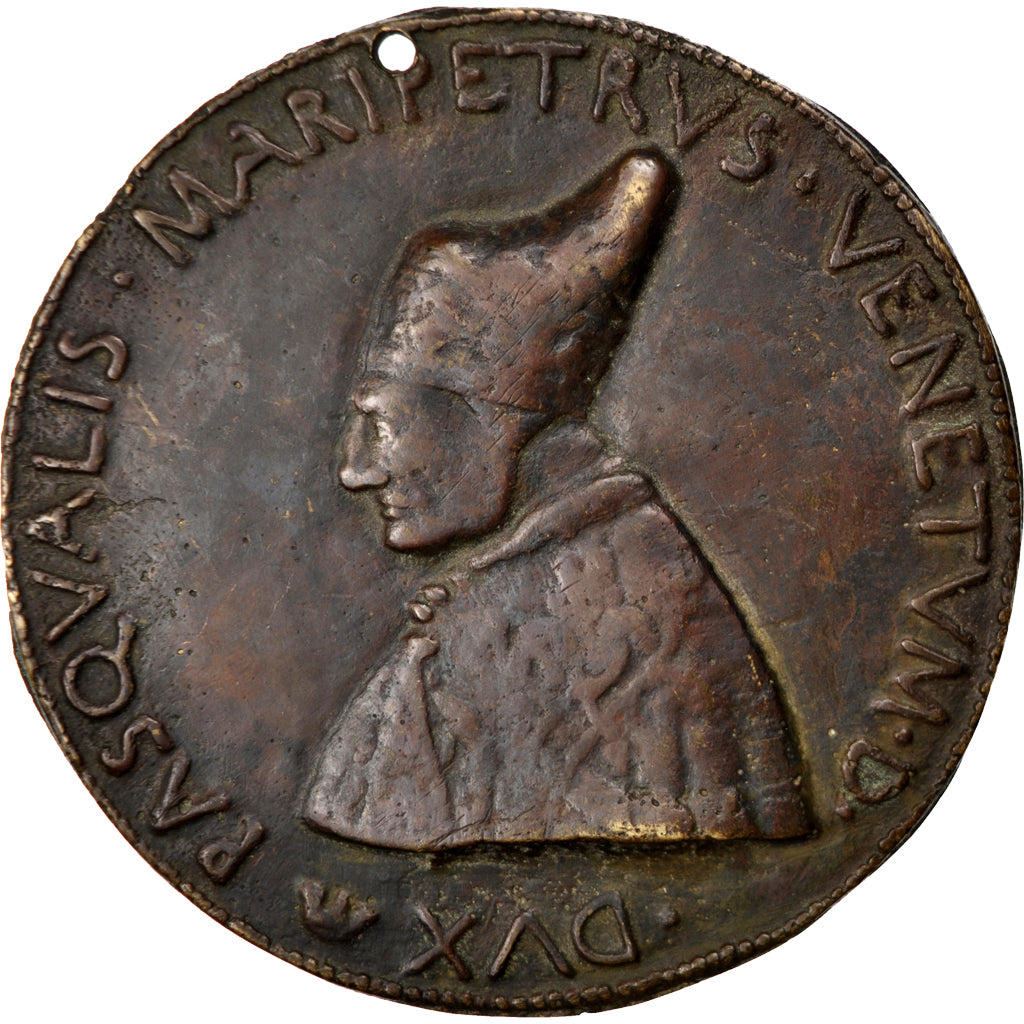 Italy, History, Medal, AU(50-53), Copper, 85, 172.00