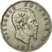 Coin, Italy, Vittorio Emanuele II, 5 Lire, 1871, Milan, EF(40-45), Silver
