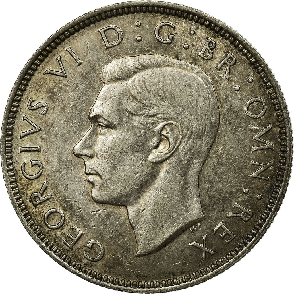 Coin, Great Britain, George VI, Florin, Two Shillings, 1939, EF(40-45), Silver