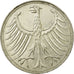 Coin, GERMANY - FEDERAL REPUBLIC, 5 Mark, 1966, Munich, EF(40-45), Silver