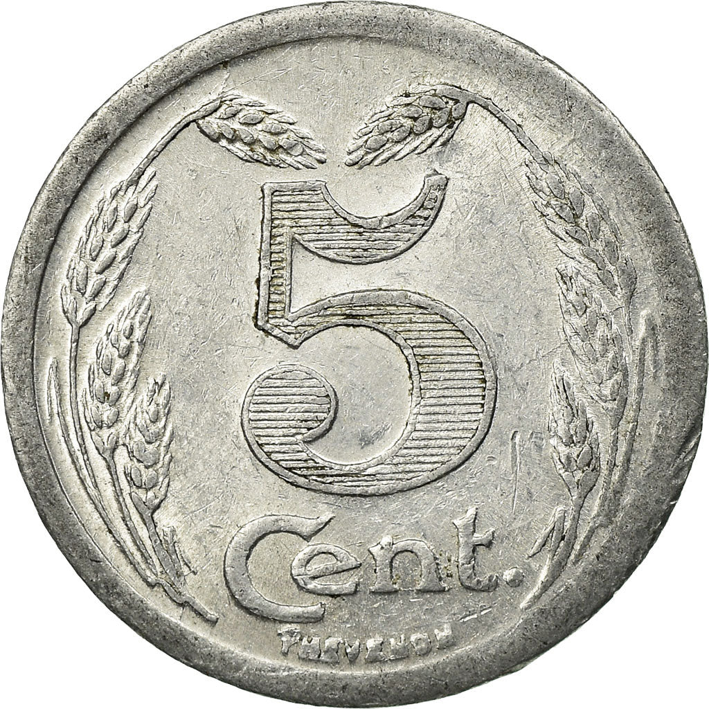 Münze, Frankreich, 5 Centimes, 1921, SS, Aluminium, Elie:10.1