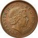 Monnaie, Grande-Bretagne, Elizabeth II, Penny, 2001, TTB, Copper Plated Steel