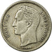 Coin, Venezuela, 50 Centimos, 1954, Philadelphia, EF(40-45), Silver, KM:36
