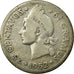 Moneda, República Dominicana, 25 Centavos, 1952, BC, Plata, KM:20
