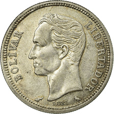 Coin, Venezuela, Bolivar, 1960, EF(40-45), Silver, KM:37a