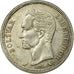 Coin, Venezuela, Bolivar, 1960, EF(40-45), Silver, KM:37a