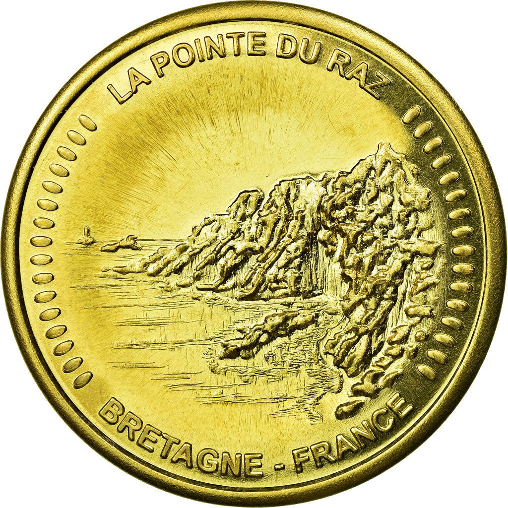 Frankreich, Jeton, Bretagne - La Pointe du Raz, Médaille Souvenir, VZ