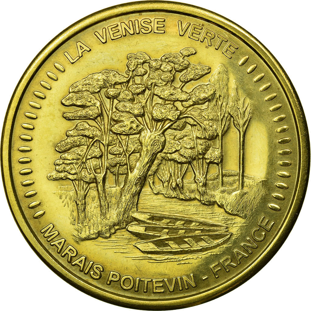 France, Jeton, Marais Poitevin - La Venise verte, Médaille Souvenir, AU(55-58)