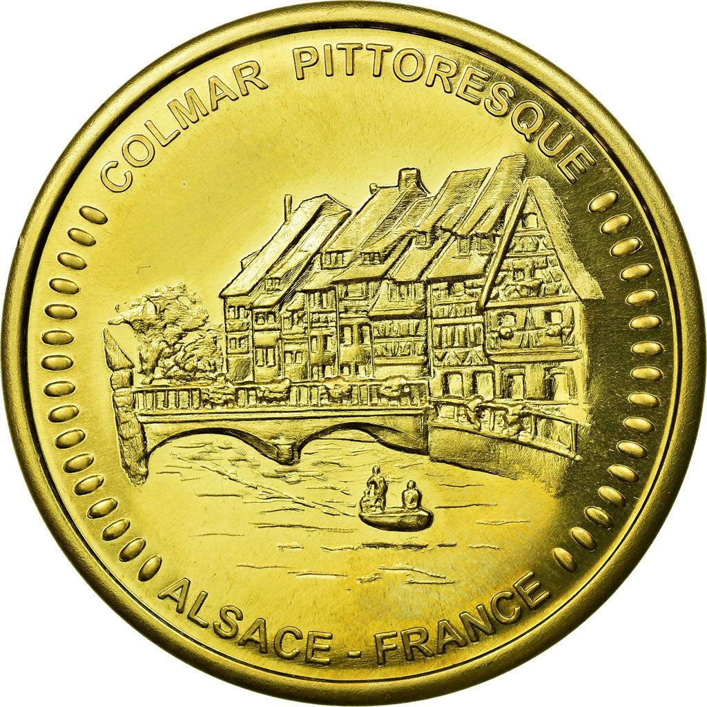 France, Jeton, Alsace - Colmar pittoresque, Médaille Souvenir, SUP