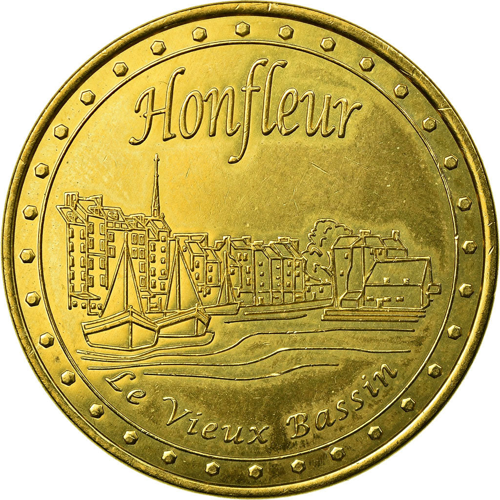 França, Token, Token turístico, Honfleur - Le pont de Normandie, France