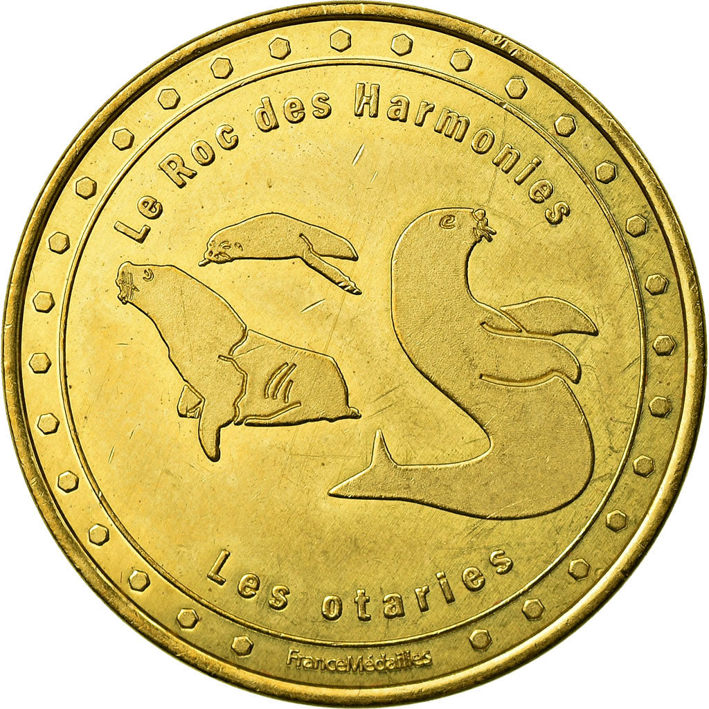 France, Token, Touristic token, Granville - Le Roc des Harmonies, France
