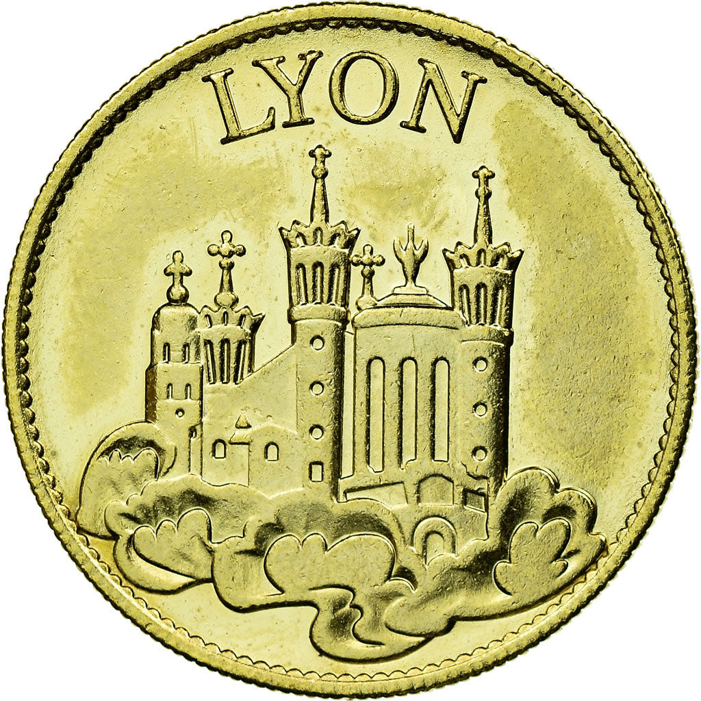 France, Token, Touristic token, Lyon - Notre  Dame de Fourviere, France