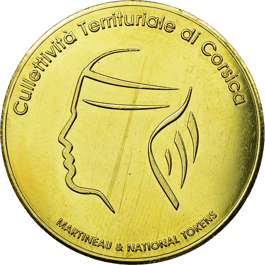 France, Token, Touristic token, Corte - Musée de la Corse, Martineau et