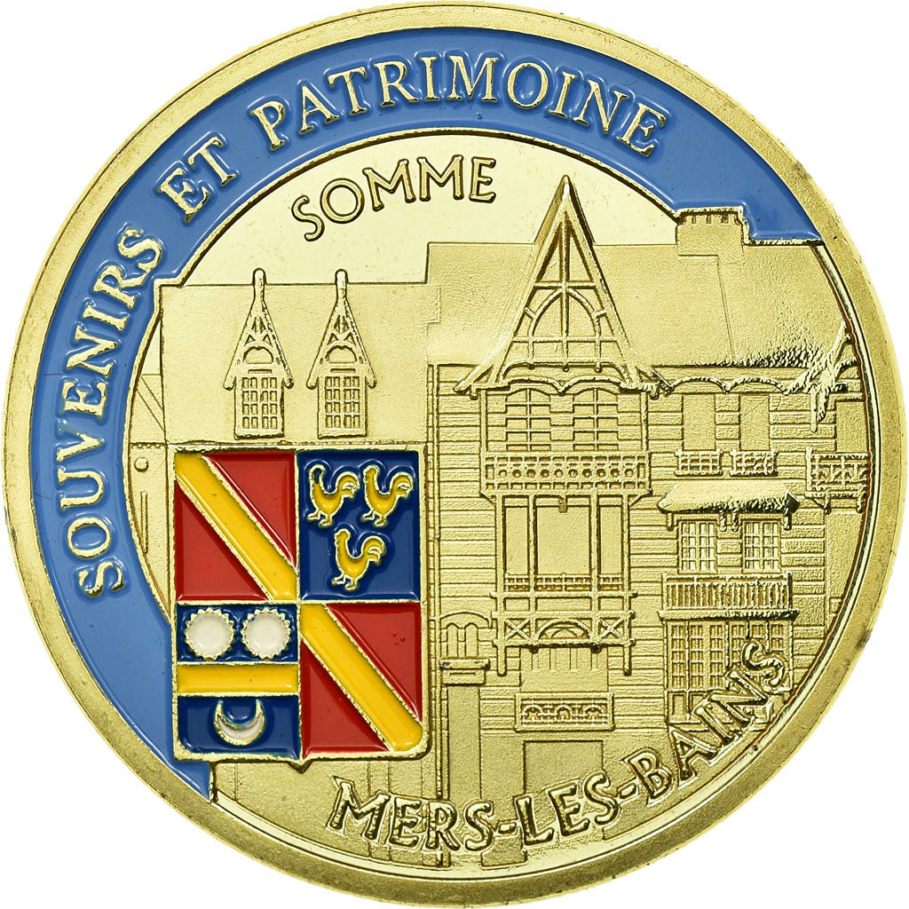 France, Token, Touristic token, 80/ Mers-les-Bains, La France en Médailles