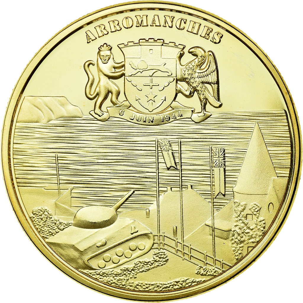 Frankreich, Token, Touristic token, Arromanches - Débarquement allié