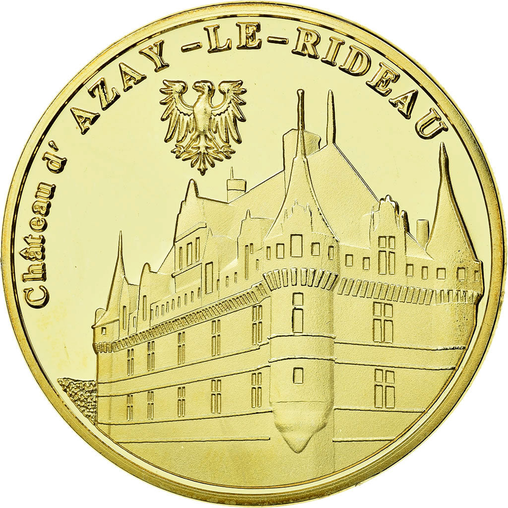 France, Token, Touristic token, Château - Azay-le-Rideau, Souvenirs et