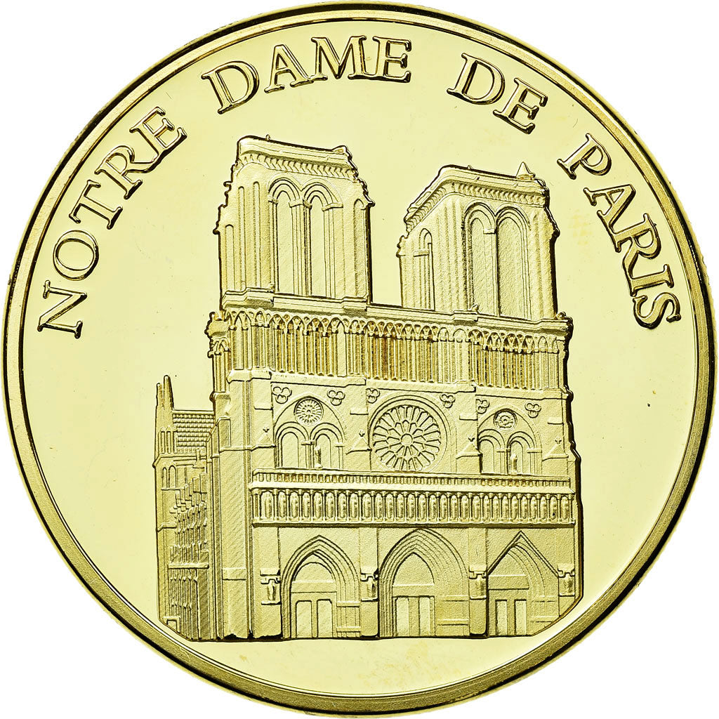 France, Token, Touristic token, Paris - Cathédrale Notre Dame de Paris - Les