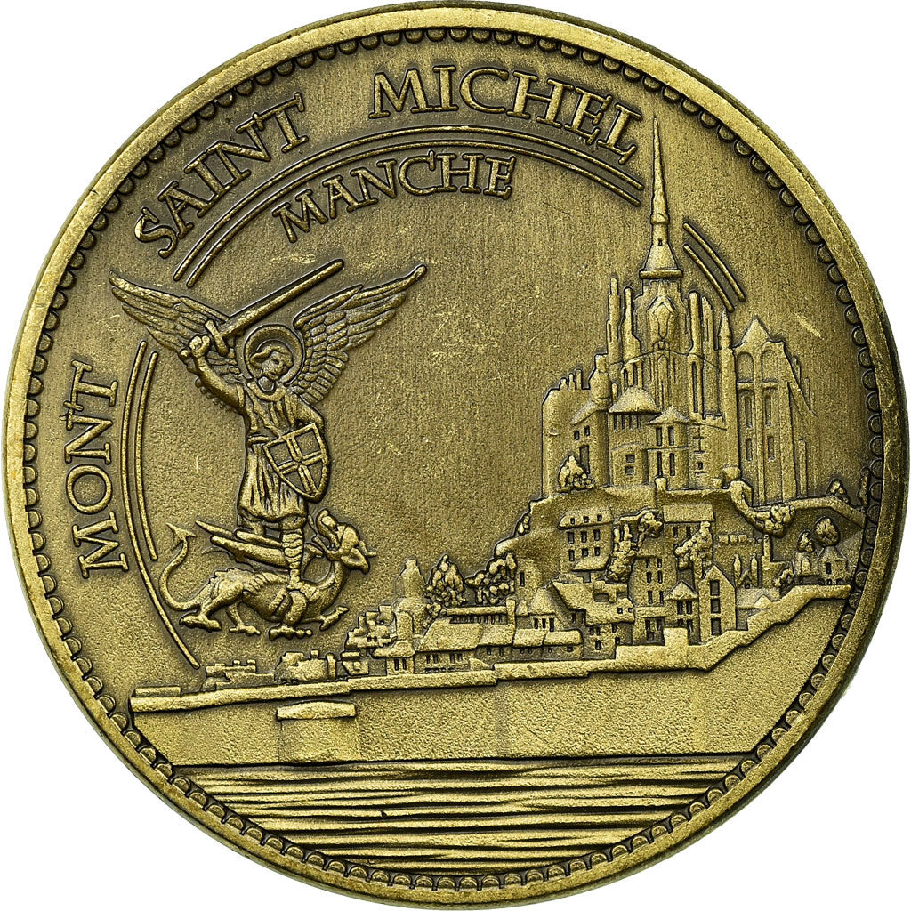 France, Token, Touristic token, le Mont-Saint-Michel et l'Archange, Souvenirs et