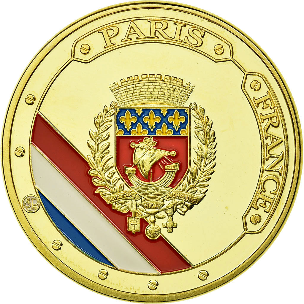 Francia, Token, Touristic token, Paris - Les 3 monuments, Souvenirs et