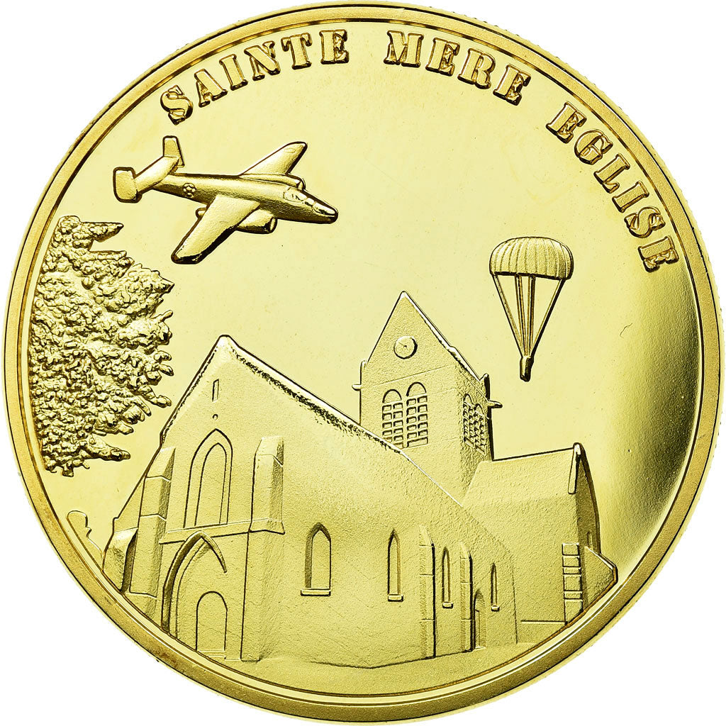 Francia, Token, Touristic token, Normandie - Débarquement allié - Ste Mère