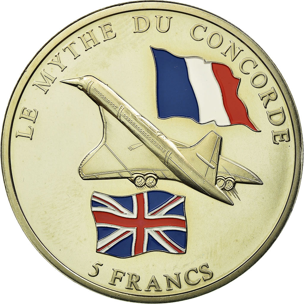 Coin, CONGO, DEMOCRATIC REPUBLIC, 5 Francs, 2003, MS(60-62), Cupro-nickel
