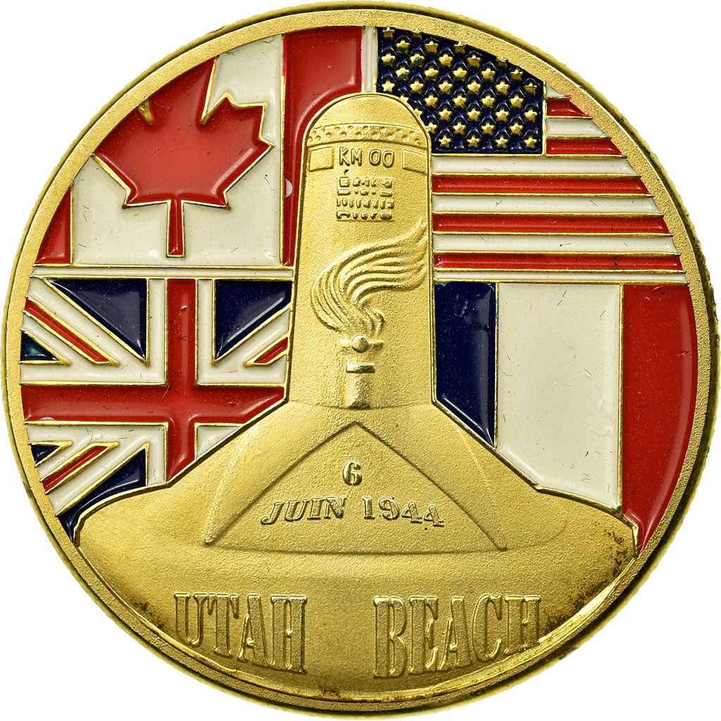 France, Token, Touristic token, Normandie - Débarquement allié - Utah Beach