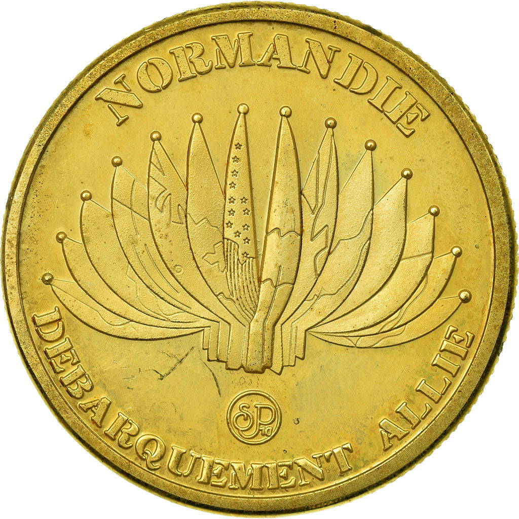 France, Token, Touristic token, Normandie - Débarquement allié - Utah Beach