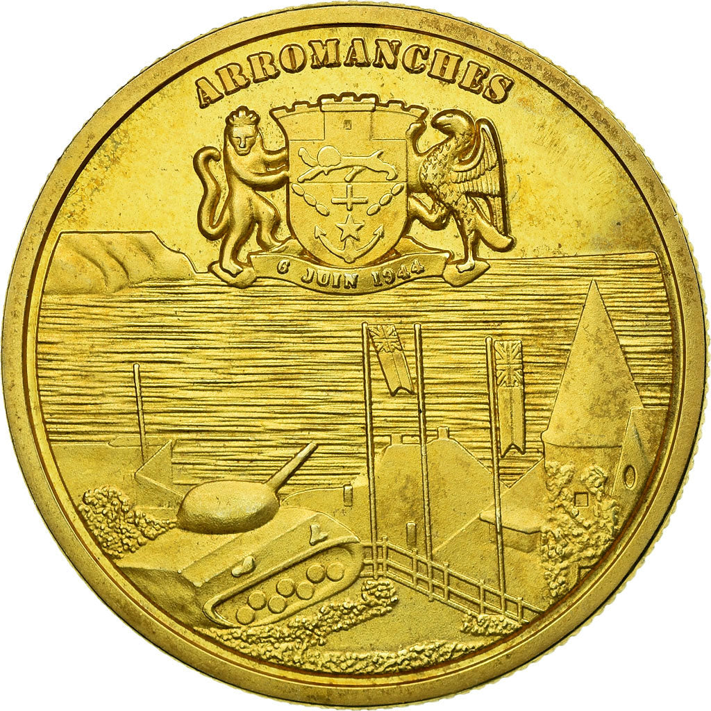 France, Token, Touristic token, Normandie - Débarquement allié - Arromanches