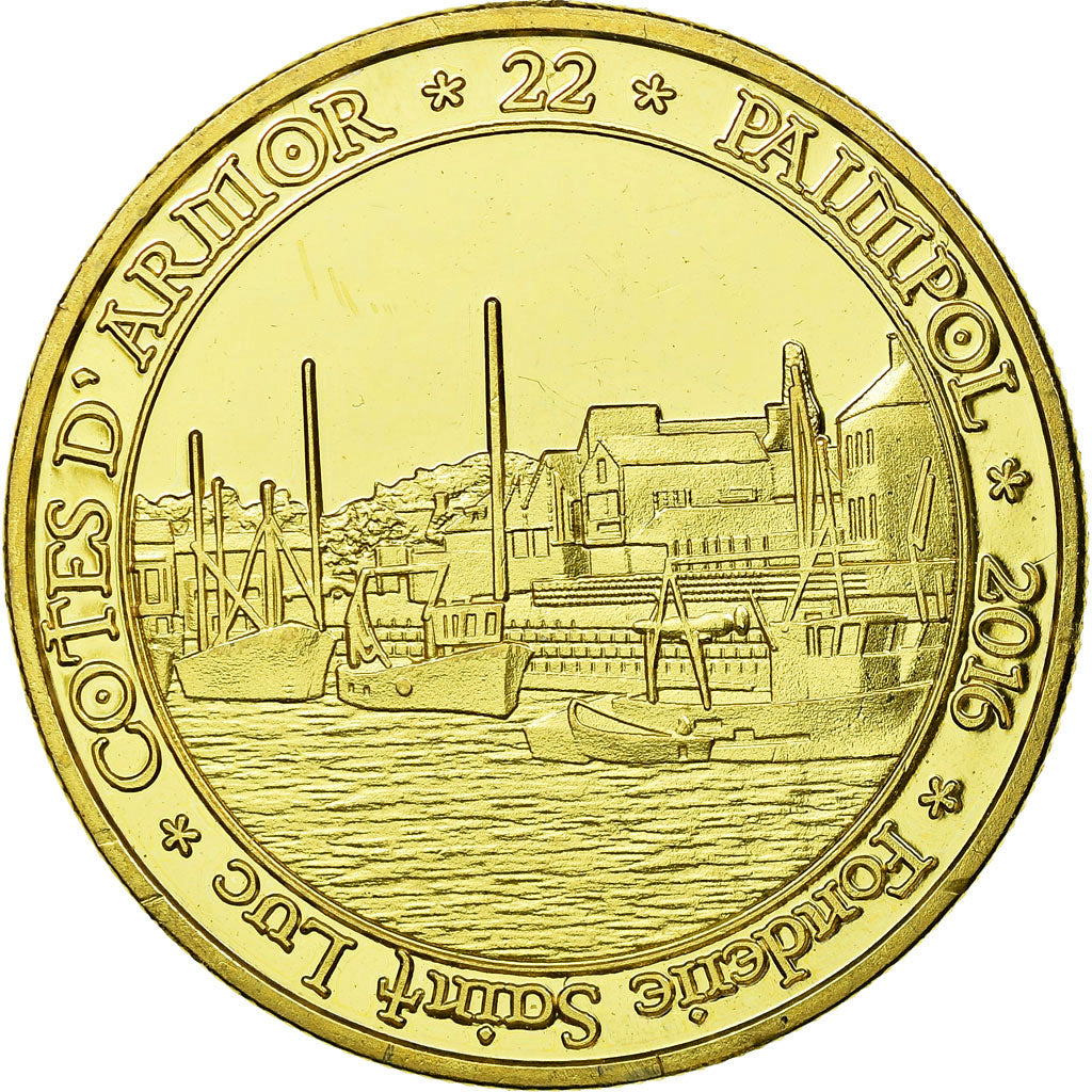 Frankreich, Token, Touristic token, Paimpol - Ville, 2016, Fonderie Saint-Luc