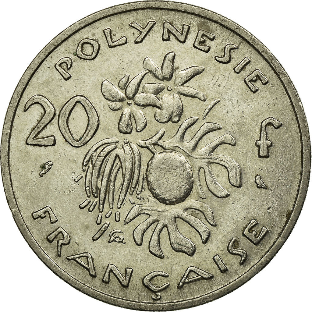 Münze, French Polynesia, 20 Francs, 1969, Paris, SS, Nickel, KM:6