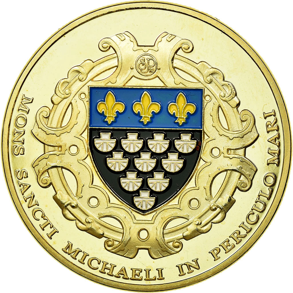France, Token, Touristic token, Le Mont-Saint-Michel - L'Archange et la